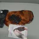 BARSDAR Ginger Copper Clip in Hair Extensions - 20 Inch 5PCs Full Head Wavy Clip in Hair Extensions for Women - Voluminous Thick Soft Synthetic Hairpieces Daily Party Halloween- Ginger Copper