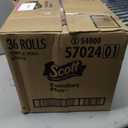 Scott ComfortPlus Toilet Paper, 36 Triple Rolls, 231 Sheets per Roll, Septic-Safe, 1-Ply Toilet Tissue