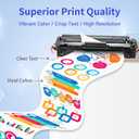 218A Toner Cartridges 4 Pack (with Chip) Compatible Replacement for HP 218A 218X for Color LaserJet Pro 3201dw MFP 3301fdw 3301cdw 3301sdw Printer Ink W2180A W2180X High Yield (BCMY, 4-Pack)