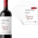 2 x Set of 10 Pairs with Summer Break Wine Lables,Funny Teacher Gifts for Women, Teacher Gifts Wine Sticker, Teacher Retirement Appreciation Birthday Gifts Wine Bottles Gifts, Wine Lables for Teacher