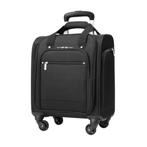 Coolife Underseat Carry On Luggage Softside Lightweight Rolling Travel Bag Spinner Suitcase