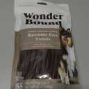 Wonder Bound Peanut Butter Flavor Dog Twist Sticks - 55 Count - Rawhide-Free Dog Treats, Dental Health Chews for Plaque & Tartar Control, Easy to Digest, Long-Lasting, Best By: 23/04/2027