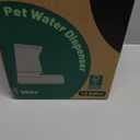 Gardner Pet Automatic Gravity Water Dispenser for Dogs, 1.0Gallon 100% BPA-Free Dog Water Bowl Dispenser, Pet Water Fountain Dispenser with Sponge Filter for Small&Medium Dogs, Cats, Puppies(White)
