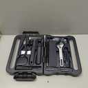 HOTO 40-Piece Tool Kit, Household Essentials Tool Set w/Smart Electric Screwdriver (LED, 3 Torque) + 14 Tools & 26 Accessories | Pro-Grade Compact Organizer for Home, Dorm Repairs, DIY