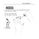 UUUUU. Santal Gel Nail | High Quality | Stick on Half baked Gel nails | K-Nails | Semi Cured Gel Nail Strips, Pack Of 5