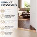 CroBlissful 2 Pack 36" X 5" X 1/2" Red Oak Threshold, Wood Door Oak Threshold for Interior Doorways Reducer, Unfinished Overlap Floor Transition Strip, for Interior Doorways