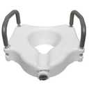 Raised Elevated Toilet Seat /Commode Riser w/ Arm-rests