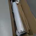 AOSKY Cordless Zebra Blinds for Windows Pull Down Roller Window Shades Dual Layer Light Filtering Privacy for Day and Night, Free-Stop Door Shades for Home Easy to Install (20" W X 72" H, White)