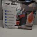 Slush Machine, 2L Frozen Drink Maker with 6 Presets, No Ice Needed Slushie Machine for Home, Frozen Cocktail & Milkshake Maker, Self-Cleaning Slushy Machine with Adjustable Temperature, Easy to Use
