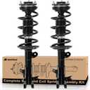 MOSTPLUS 2X Front Complete Shock Struts w/Coil Springs Compatible for 2013-2015 Honda Civic 272926
