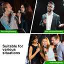 Wireless UHF Microphone System,W/2 Handhelds,Auto Scan,2x50 UHF Frequencies,200ft Range,Dynamic Microphone for Singing,Karaoke,Church