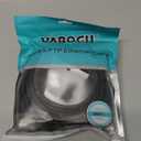 Cat 8 Ethernet Cable, 15ft Heavy Duty High Speed Internet Network Cable, Professional LAN Cable, 26AWG, 2000Mhz 40Gbps with Gold Plated RJ45 Connector, Shielded in Wall, Indoor&Outdoor, Black