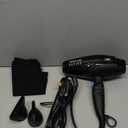 Nano Titanium Italian Rapido Hair Dryer - Professional, Lightweight 2000 Watt Blow Dryer (Black)