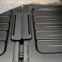 Hanyi 140 QT 4-Tier Storage Bins with Lids, Collapsible Cabinet, Black