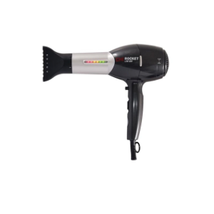 CHI Rocket Hair Dryer, Hair Dryer With Comb & Drying Nozzle Attachment, Quick-Drying For Shiny, Frizz-Free Hair, Lightweight & Low EMF 
