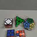 Speed Cube Set, Puzzle Cube, Magic Cube 2x2 4x4 Pyraminx Pyramid Megaminx Fenghuolun Puzzle Cube Toy Gift for Children Adults, Pack of 5