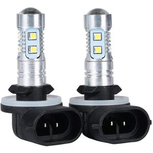 2x 8000K White High Power 2323 SMD 881 886 889 894 LED Fog Driving Light Bulbs 1200LM