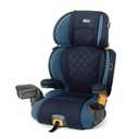 Chicco KidFit Zip Plus 2-in-1 Belt-Positioning Booster Car Seat, Backless and High Back Booster Seat, for Children Aged 4 Years and up and 40-100 lbs., Seascape/Blue