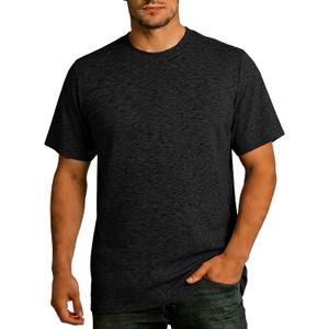 Men's Athletic T Shirts Crew Neck Breathable Quick-Dry Short Sleeve Workout T Shirt for Gym Running Fitness 1&2&5 Pack (Black, XL)