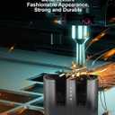 BT12 Wireless Earbuds, Metal Bluetooth 5.3 Wireless Earphones, Stereo in-Ear Bluetooth Headphones with Charging Case, 24H Playtime, Built-in ENC Microphone for Samsung Android iPhone