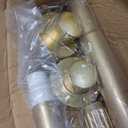 Long Tension Rod 41-126inch Gold Tension Curtain Rods no Drilling