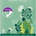 Natracare Natural Organic Thong Style Panty Liners, Made with Certified Organic Cotton, Ecologically Certified Cellulose Pulp and Plant Starch (1 Pack, 30 Liners Total)