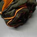 Down Puffy Blanket for Car Camping Outdoor Travel Backpacking, Duck Down Lightweight Portable Soft Warm Cozy Camping Blanket Quilt, 53"x78", Olive Green