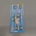 Replacement Toothbrush Heads for Philips Sonicare Electric Toothbrush, 2-in-1 Tongue Cleaner, 8 Pack(Individually Packaged), for Philips Sonicare Heads, C2, C1, C3, W1, W2, W3, G1, G2, G3 (Blue & White)