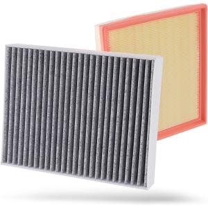 13718507320+64119237555 Cabin & Engine Air Filter for BMW 2.0L L4 Gas model: 228i xDrive 320i 328i GT 428i Gran Coupe M2 2012-2025 CUK 25 001, E2991LC C31382C LAK812 WA10005 A39060 2.0 3.0 L 4 6