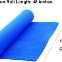 2 x EVA Foam Roll | High Density 85kg/m3 | 2mm Thick | 48"x14" | Ideal for Cosplay, Crafts, DIY Projects (Blue 2pcs)