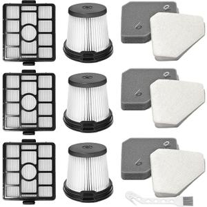 BU3523 BU3521 BU3120 HEPA Filter Replacement Compatible with Shark BU3521 Clean Lightweight Cordless Stick Cleaner, Shark BU3523 Clean and Empty Cordless Stick Vacuum, Auto Empty System (3 Pack)