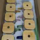 Singhoow 10 Pcs Valentine Inspirational Glass Cups Bulk 13.5oz Thank You Gifts for Women Motivational Glass Tumbler with Handle Straw Employee Appreciation Cup for Staff Coworker Office (Women Style)