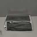 2 Packs 5-Tier Over the Door Organizer with 10 Side Mesh Pockets, 48 lbs Load Capacity, 3 Hooks Design, Hanging Storage Organizer with Clear Windows for Bathroom, Bedroom, Nursery, Kitchen-Grey