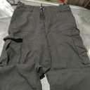Black Cargo Pants, M