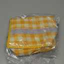 Insulated Picnic Bag Cooler Reusable, Beach Bag Cooler Bags with Zippered Top - Insulated Bag for Hot or Cold,Picnic Basket Collapsible, Picnic,Beach, Outdoor (13.8x7.9x7.9 in) (YELLOW)