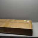 HOOBRO Narrow Console Table, 29.5" Small Entryway Table, Thin Sofa Table, Side Table, Display Table, for Hallway, Bedroom, Living Room, Foyer, White and Walnut WH75XG01