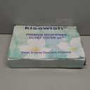 Gingham Duvet Cover King Size, 3 Pieces Soft Breathable Microfiber Plaid Comforter Cover with Zipper Closure & 2 Pillow Shams, Ruffle Farmhouse Vintage Decor, Taupe