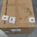 Storkcraft Premium Hoop Glider & Ottoman (White/Light Gray)  GREENGUARD Gold Certified Nursery Glider, Solid Wood Craftsmanship, Smooth-Gliding Nursery Chair and Ottoman, Award-Winning