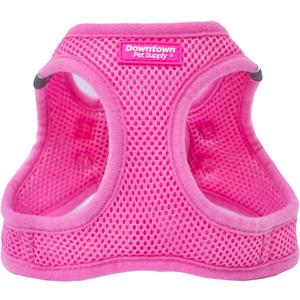 Downtown Pet Supply Step in Dog Harness No Pull, X-Large, Pink - Adjustable Harness with Padded Mesh Fabric and Reflective Trim - Buckle Strap Harness for Dogs