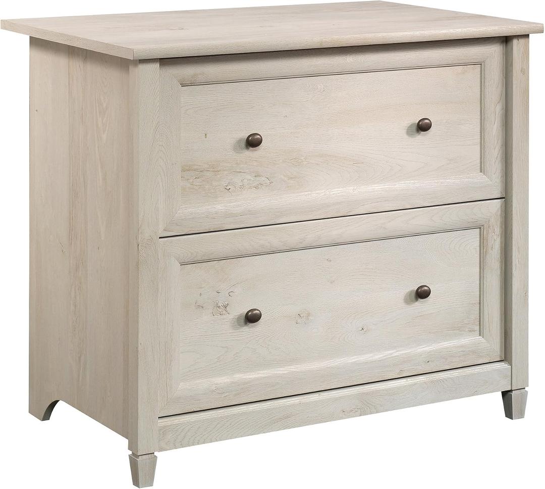 Sauder Edge Water 2 Drawer Lateral Filing Cabinet, Office File Cabinet, in Chalked Chestnut, 33.31" L X 23.47" W X 29.37" H,