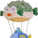 Wood Submarine-Shaped Nursery Wall Decor, Handmade Wooden Door Sign Hanging, Baby Boy & Girl Room Wall Decoration, Beach Love Wooden Above Crib Decor,Navy Sign Baby Shower Boy Girl Birthday Gift