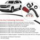 Cold Air Intake Kit Replacement for Chevy/GMC Replacement for Cadillac 2014-2020 Silverado 1500, Suburban, Tahoe, Sierra 1500, Yukon, Yukon Denali, Escalade V8 5.3L 6.2L