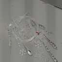 NEBURORA 50 Pcs Transparent Acrylic Snowflake Icicle Pendant Christmas Tree Icicles Snowflake Decorations Set Christmas Party Decorations Winter Outdoor Supplies Home Decor