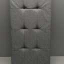 SONGMICS MAZIE Collection - 43 Inches Folding Storage Ottoman Bench, Ottoman Foot Rest, End of Bed Bench, Storage Chest, Load 660 lb, for Living Room, Bedroom, Entryway, Light Gray ULSF77G