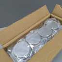 Juice Bottles with Lids, 16 Oz - Set of 3 - Clear Glass Jars with Caps - Reusable Empty Drink Containers for Juicing, Smoothies, Water, Milk, Kombucha Storage, Wellness Shots and More (3)