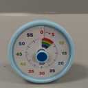 Rainbow Visual Timer for Kids, 60 Minute Silent Countdown Clock with Color Disk, Time Management Tool for ADHD, Classroom, Kitchen, Office, Study, Pomodoro