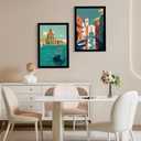 SESEAT 16x24 Frame Black, Display Pictures 16x24 without Mat, Photo Frames Wall Gallery, 1 Pack