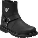 Harley-Davidson Men's Rambert Leather Motorcycle Casual Harness Boot (8, Black)