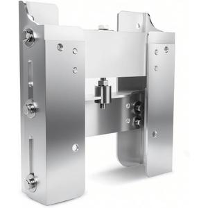 BARTOO 4" Set Back Jack Plate Manual Power Lift Transom Adjustable Jack Plate for Outboard Boat Motor