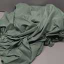 SiinvdaBZX Zipper Fitted Sheet Full Only, Ultra-Soft Microfiber Zippered Mattress Cover Protector Bed Bottom Sheet Cover for 12-16 Inch Deep Mattress, Green